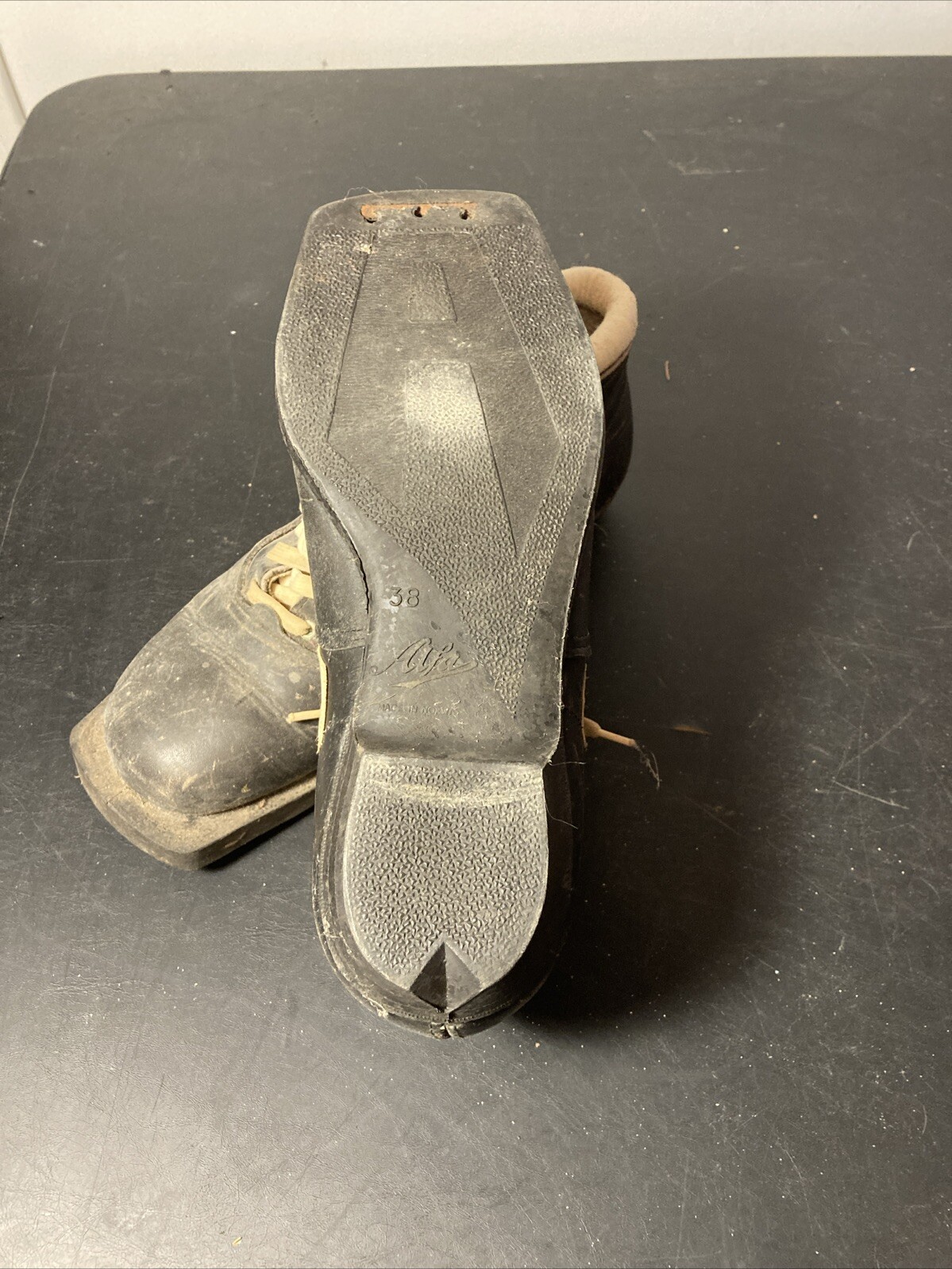 SALOMON Scarpe da cross alpino vintage Alfa in pelle. 38