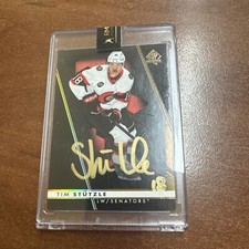 2022-23 SP Authentic Tim Stutzle black auto Rare