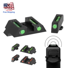 Fiber Optic Iron Sights Front Rear Sight For GLOCK 17,19,22,23,26,27,33,38,39·