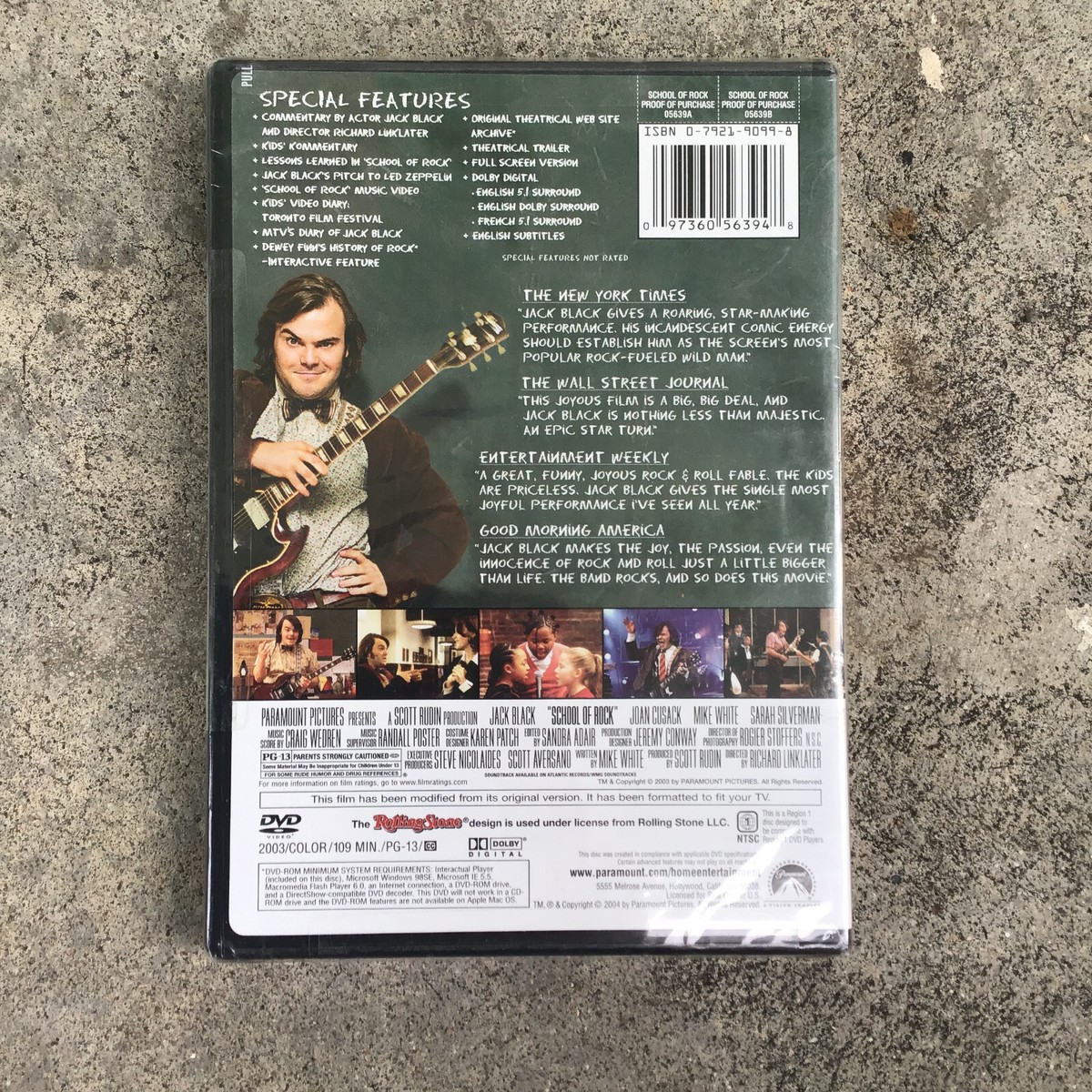 Sealed School of Rock (DVD, Full Screen, Special Collector's