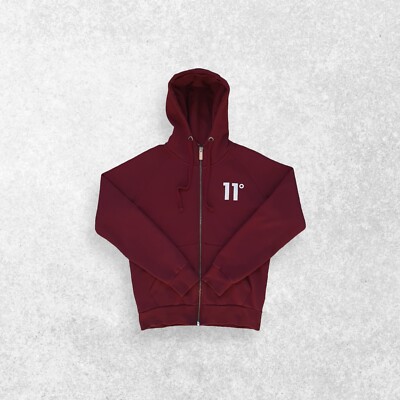 11 Degrees Hoodie mit durchgehendem Reißverschluss (Größe Small)