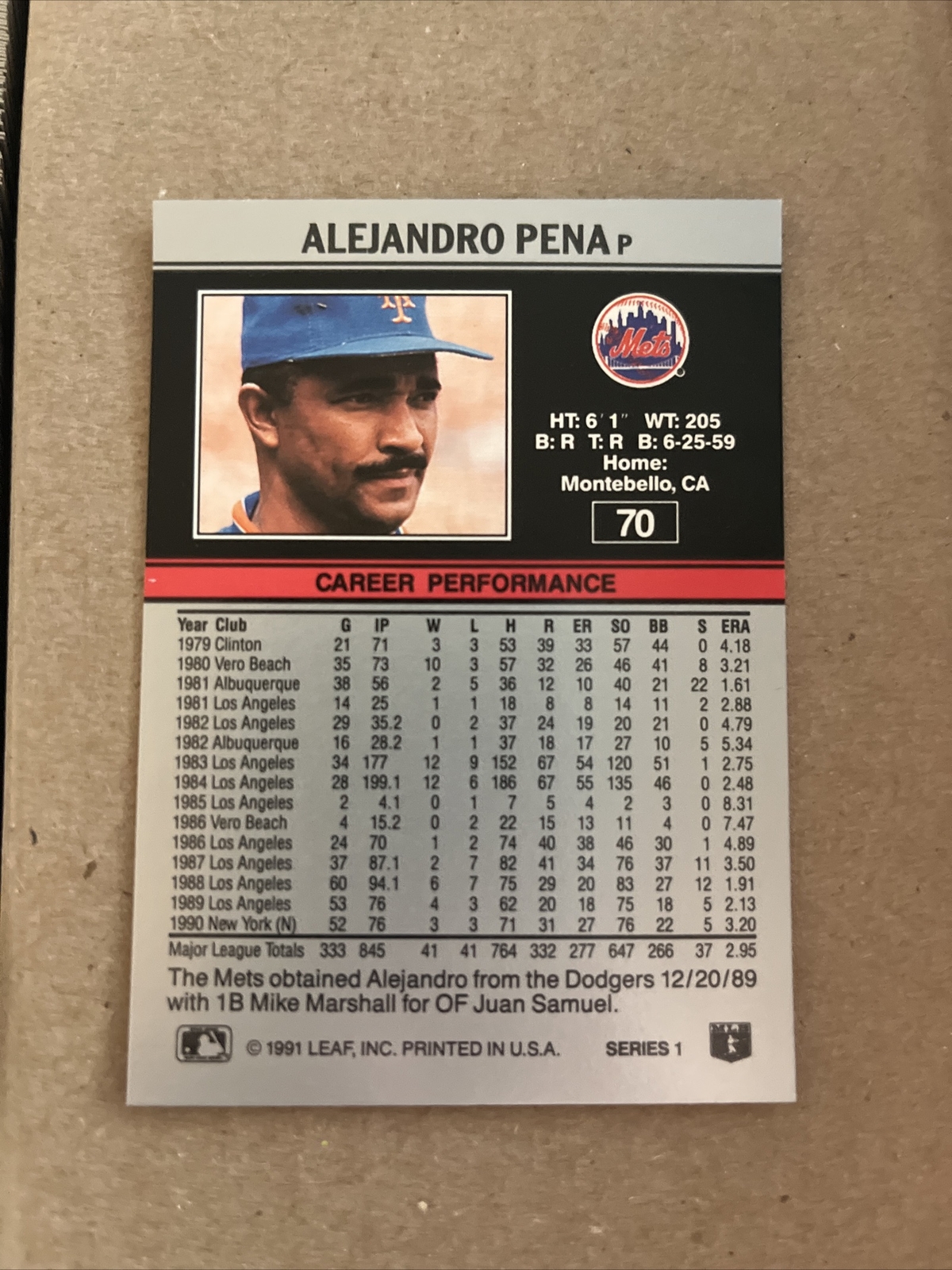 1989 Leaf Baseball Cards Most Valuable - 9edrknb