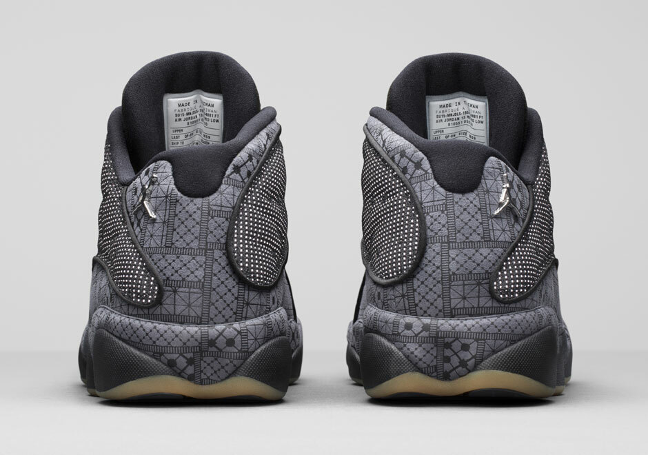 Nike Air Jordan 13 XIII Low size 16. Black Grey Gum . Quai 54. Q54