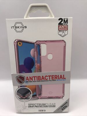ITKINS Samsung Galaxy A21s Spectrum Light Pink Case UK