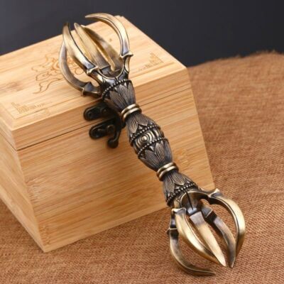 Vajrayana Buddhism Refining Copper Five strands Vajra Dorje Phurba Phurpa #167