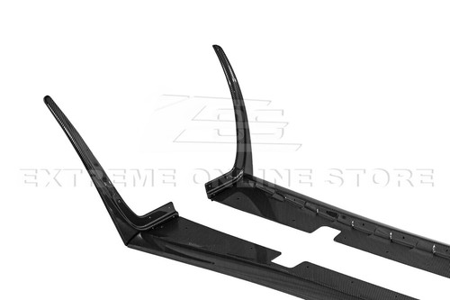 ZR1 Style Front Lip & Side Skirt For 97-04 Corvette C5 Hydro-Dipped Carbon Fiber - Picture 21 of 22
