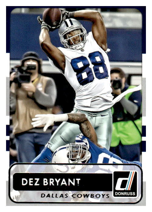 2015 Donruss #76 Dez Bryant Holofoil Backs