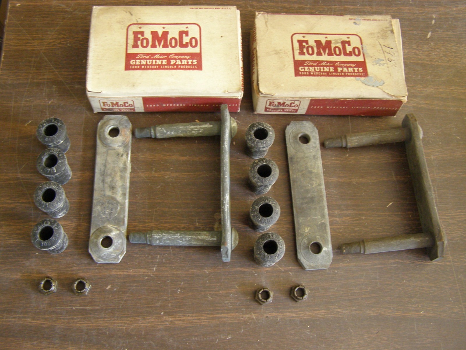 NOS OEM Ford 1949 1950 Rear Spring Shackle Kits Custom Customline Crestliner