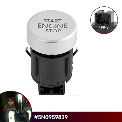 Start Stop Knopf Schalter 5N0959839 fit für VW Tiguan 08-16 Sharan 11-16