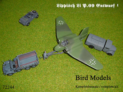 Lippisch Li P.09 Entwurf 1 V-1       1/72 Bird Models Resinbausatz / resin kit