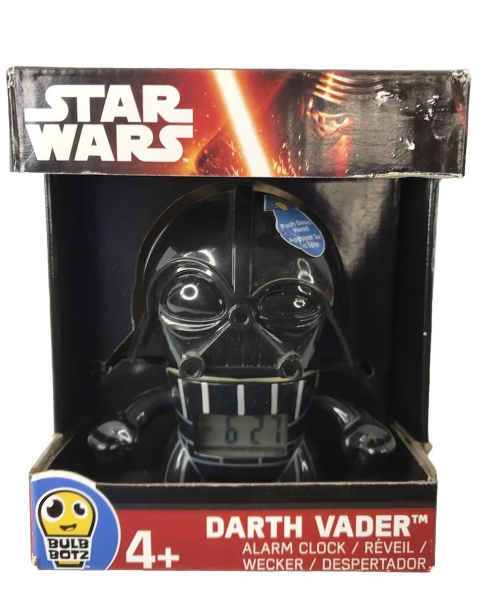 NEW! Star Wars Darth Vader Alarm Clock Bulb Botz 4+ Disney 2020183