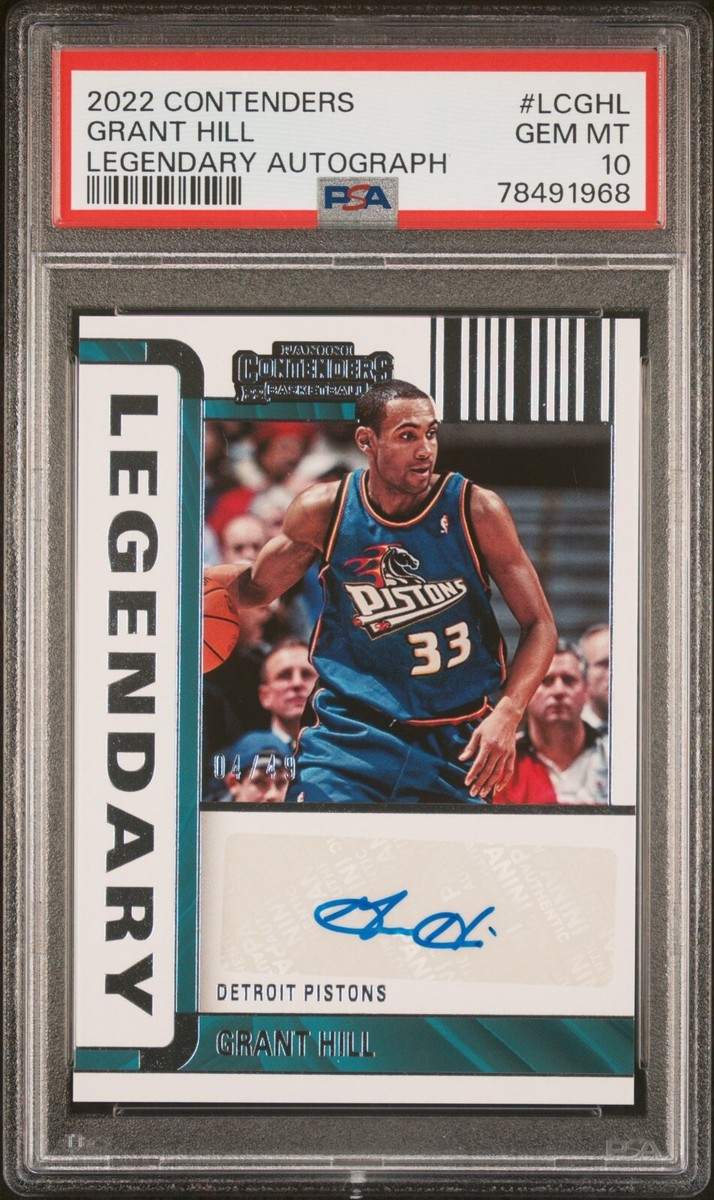 n*3様 Grant Hill Panini Donruss Auto　グラント 2022 Contenders Grant Hill Legendary Autograph ebay 1/1 Auto 4/49
