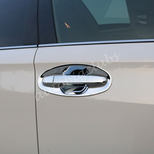 Para Subaru Crosstrek 2018-2020 Cromo Manija de Puerta Cuenco Cubierta Tazón Tapicería Accesorios - Imagen 4 de 8