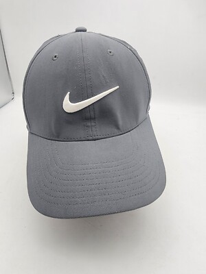 Nike Hat Cap Strap Back One Size Black Golf Heritage Legacy 91