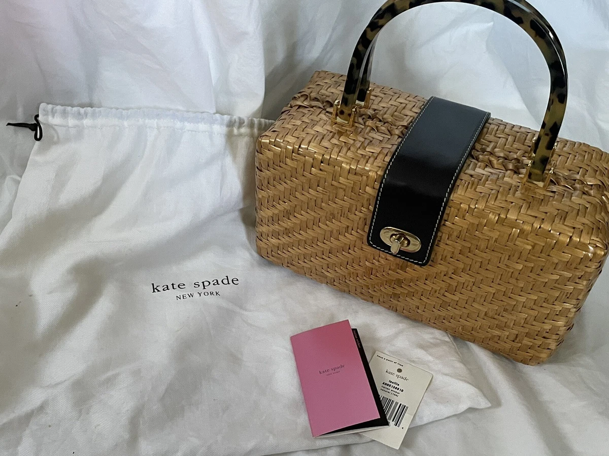 Kate spade wicker clearance purse
