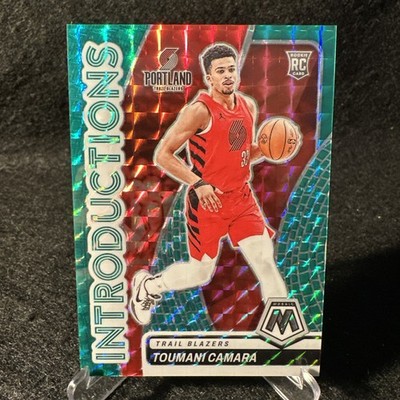 2023-24 NBA Panini Mosaic Toumani Camara Rookie Introductions Green /75