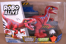 Raptor Dinosaur Robo Alive Red Rampaging Action Figure Runs Chomps