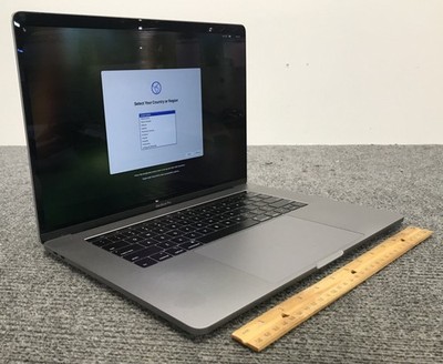 Apple MacBook Pro A1990 2018 15.4'' Laptop i7-8850H 32GB RAM 512GB NVMe, As Is