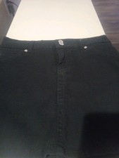 Woman Jordache Skirt Black Low Ride Stretch Size 5/6