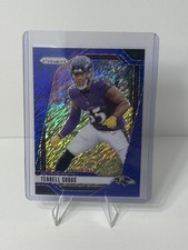 2024 Panini Prizm Terrell Suggs Blue Shimmer #/25 Ravens
