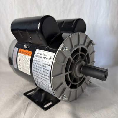 #ad 2HP Single Phase Induction Air Compressor Motor 3450RPM 15A SPL 5 8” Shaft $120.00