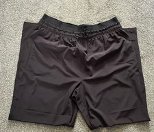 F F Black Wide Leg Lightweight Active Wear Trousers Elasticated Waist Size XL BN