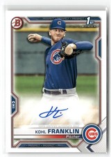 2021 Bowman #PAPR-KF Kohl Franklin Prospect Autographs