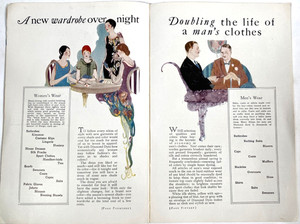 1926 DIAMOND DYES COLOR CRAFT antique fabric dying guide book ROARING TWENTIES