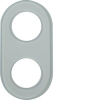 Berker 1102 Glass Frame Double Series Glass Clear