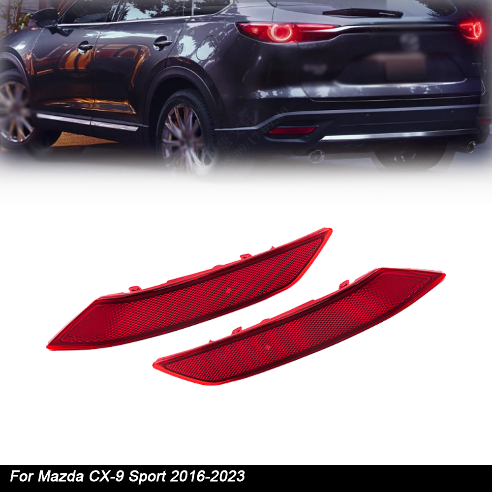 Suitable For Mazda CX-9 Sport 2016-2023 Reflector Rear Bumper