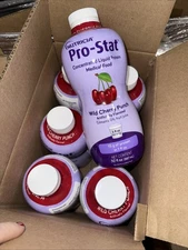 Case Of 6 Pro-Stat Concentrated Liquid Protein Medical Food-Wild Cherry  30oz