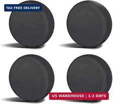RV Tire Covers 4 Pack, Waterproof 300D Oxford Wheel Protectors, UV Sun Snow Dust