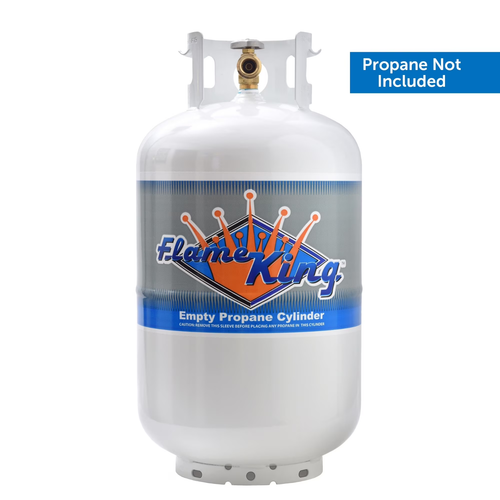 Flame King 30 lb Propane Tank with Type 1 Overfill Protection Steel Propane Tank - Picture 1 of 6