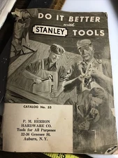 Stanley No. 35 48 Page "Do it Better With Stanley Tools" Catalogue 1953