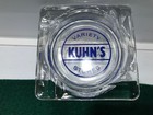 Kuhn's fifties to seventies 5&10 cent store glass ashtray — photo 1