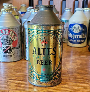 Altes Lager Beer Cone Top Can. IRTP. Altes Brewing Co Detroit MI 150(12)