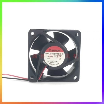 1PCS   PMD2406PTBX-A (2).U.GN 6025 24V 4.7W 6 cm Inverter Cooling Fan #nm