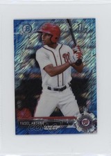 2017 Bowman Chrome Minis Prospects Blue Shimmer Refractor /150 Yasel Antuna 11pj