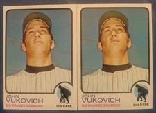 1973 TOPPS #451 MILWAUKEE BREWERS JOHN VUKOVICH [2] NM/MT 06907