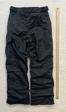 Columbia Boys Black Insulated Snow Pants Cargo Pocket Youth Large L 14/16
