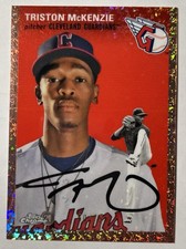 2023 Topps Chrome Platinum Anniversary Triston Mckenzie Rose Gold 50/75