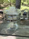 Vintage Pyrex Flameware 7759-H Glass 9 Cup Percolator Coffee Pot Complete