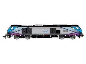 Dapol 4D-022-025D Class 68 Black Douglas 68030 Transpennine Express OO Gauge