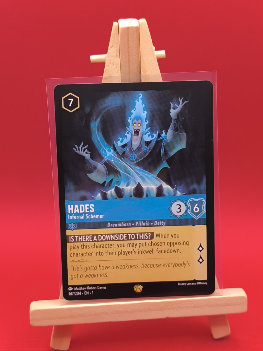 Hades Infernal Schemer 147/204 Legendary The First Chapter Lorcana