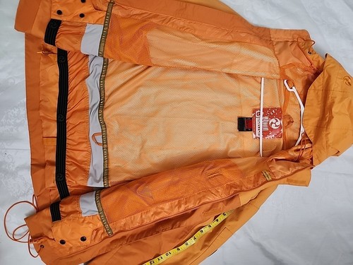 Burton Snowboarding Winter Windbreaker Men's Large Full-Zip Hooded Jacket - Picture 11 of 14