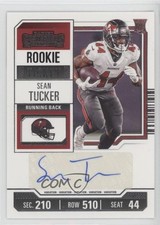 2023 Panini Contenders Rookie Ticket Variation Sean Tucker #157 Auto 0h6w
