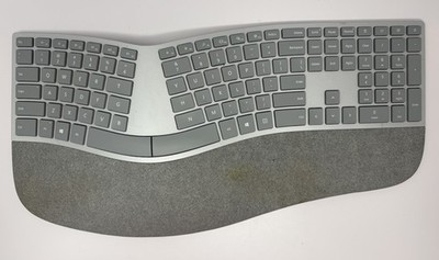 Microsoft Surface Wireless Ergonomic Bluetooth Grey Keyboard Model 1786