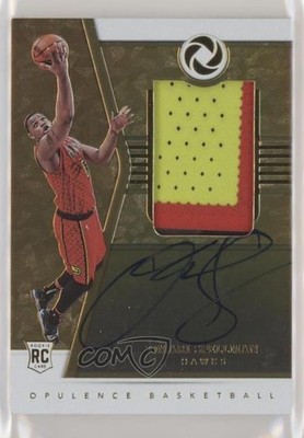 2018 Panini Opulence Gold 3/25 Omari Spellman #150 RPA Rookie Patch Auto RC fm0