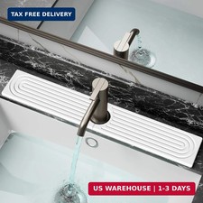 DK177 Diatomite Fast Drying Faucet Mat for Kitchen Sink, Water Absorbing Stone T