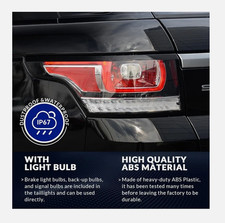 Pair Tail Light Assembly Rear Lamp For Land Rover Range Rover Sport 2013-2017